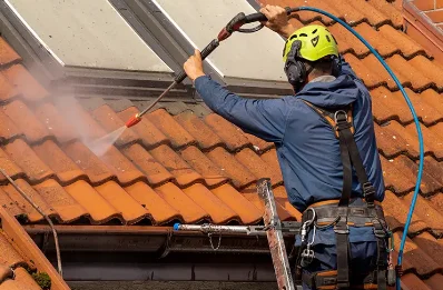 Démoussage et hydrofuge de toiture à Chamouillac